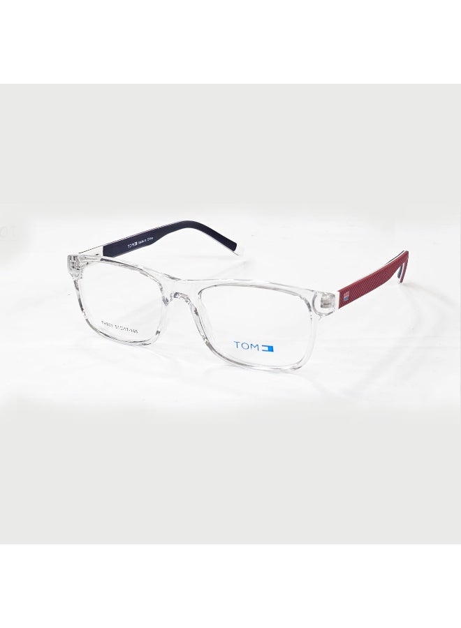 Enjoy a premium wearing experience with these men’s eyeglasses crafted from advanced TR-90 material, known for its exceptional lightness and durability compared to traditional plastics. The frame is designed to provide maximum comfort and stability throughout the day, reducing pressure on the nose and ears, making it ideal for daily use, driving, work, and outdoor activities.  These glasses combine modern style with practical performance, offering excellent resistance to heat and impact while maintaining their shape and quality over time.